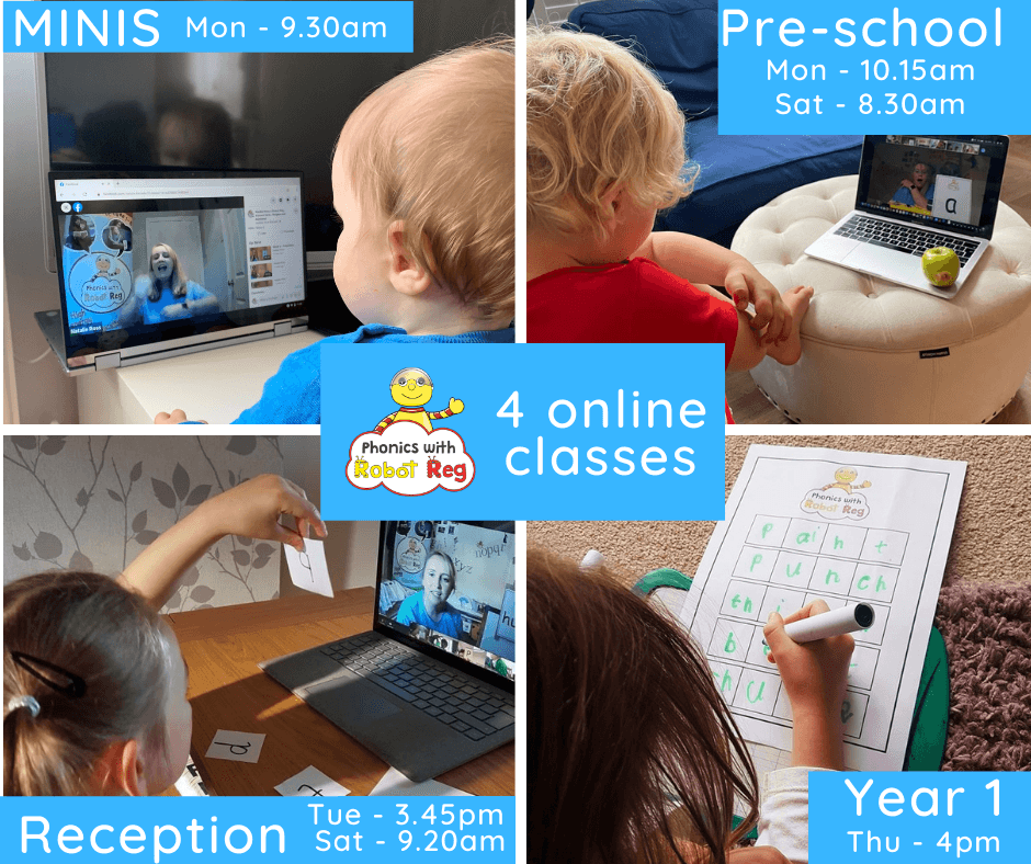 Phonics with Robot Reg, Phonics lesson, Reigate and Banstead 9