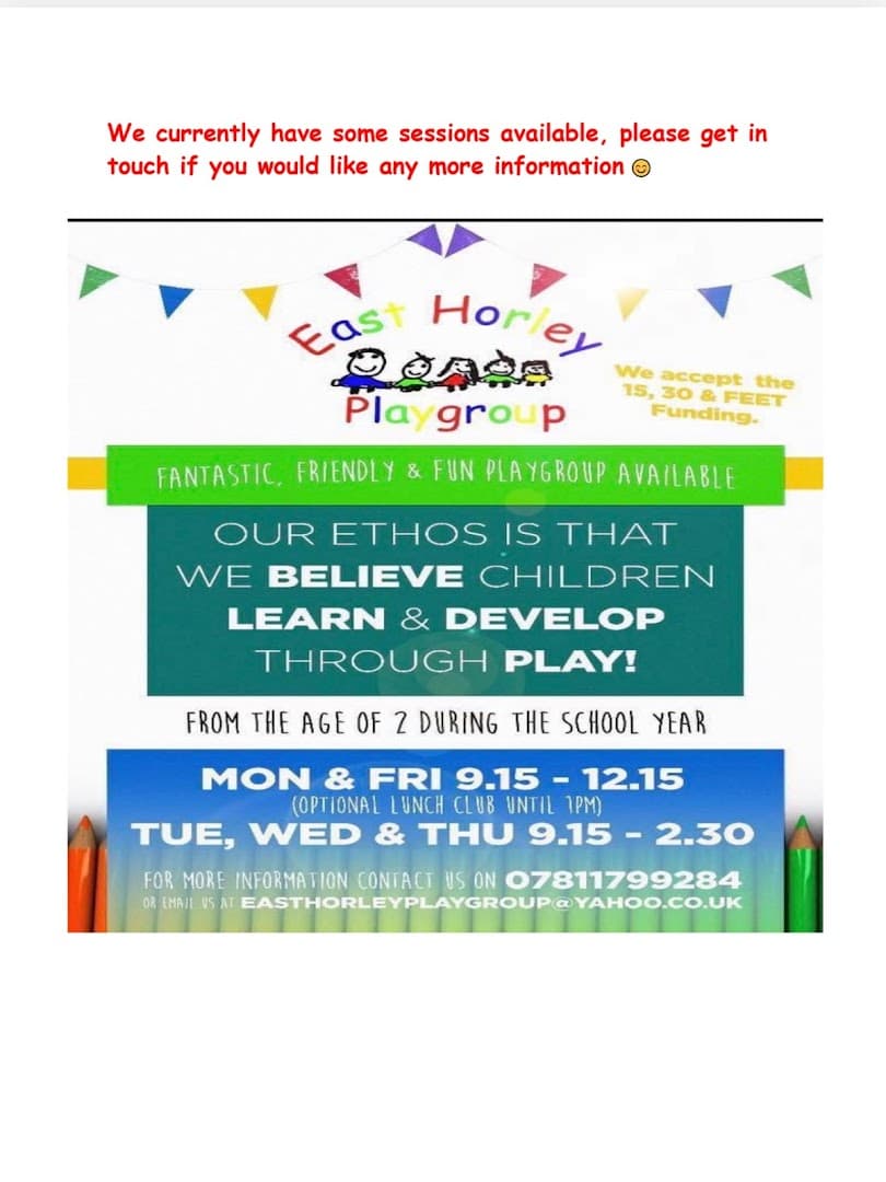East Horley Playgroup Ltd