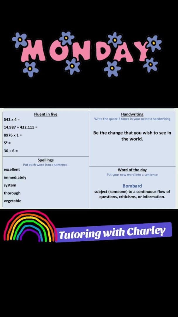 Tutoring with Charley 2