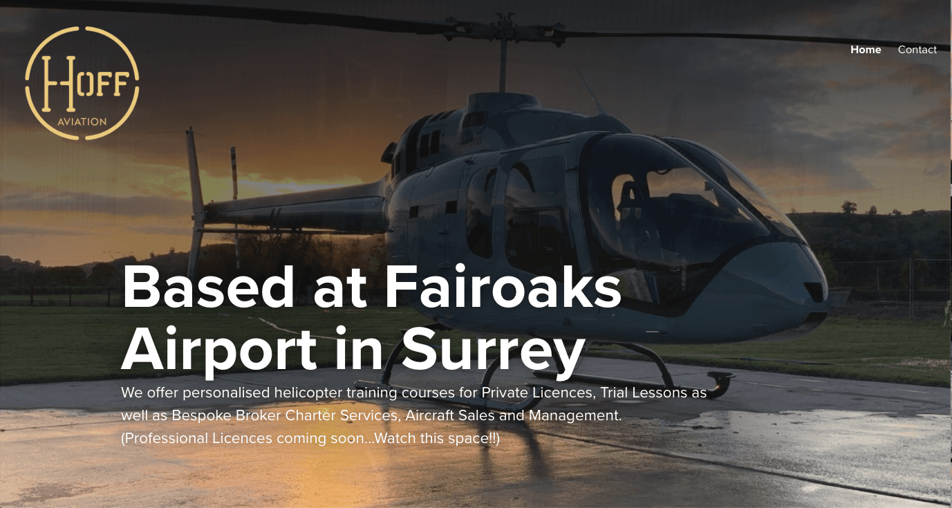 Hoff Aviation Ltd - Helicopter Training Centre