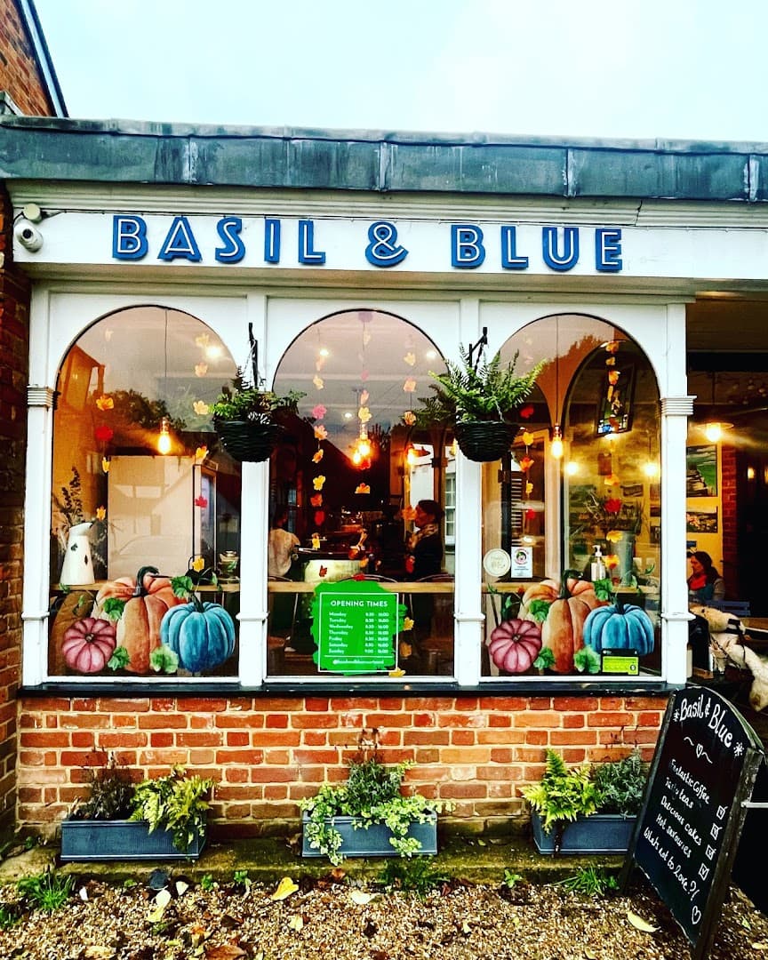 Basil & Blue Courtyard