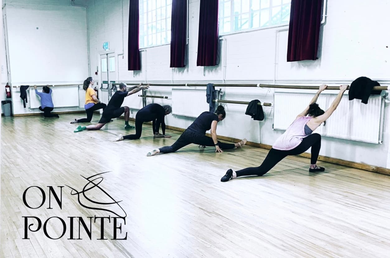 On pointe ballet