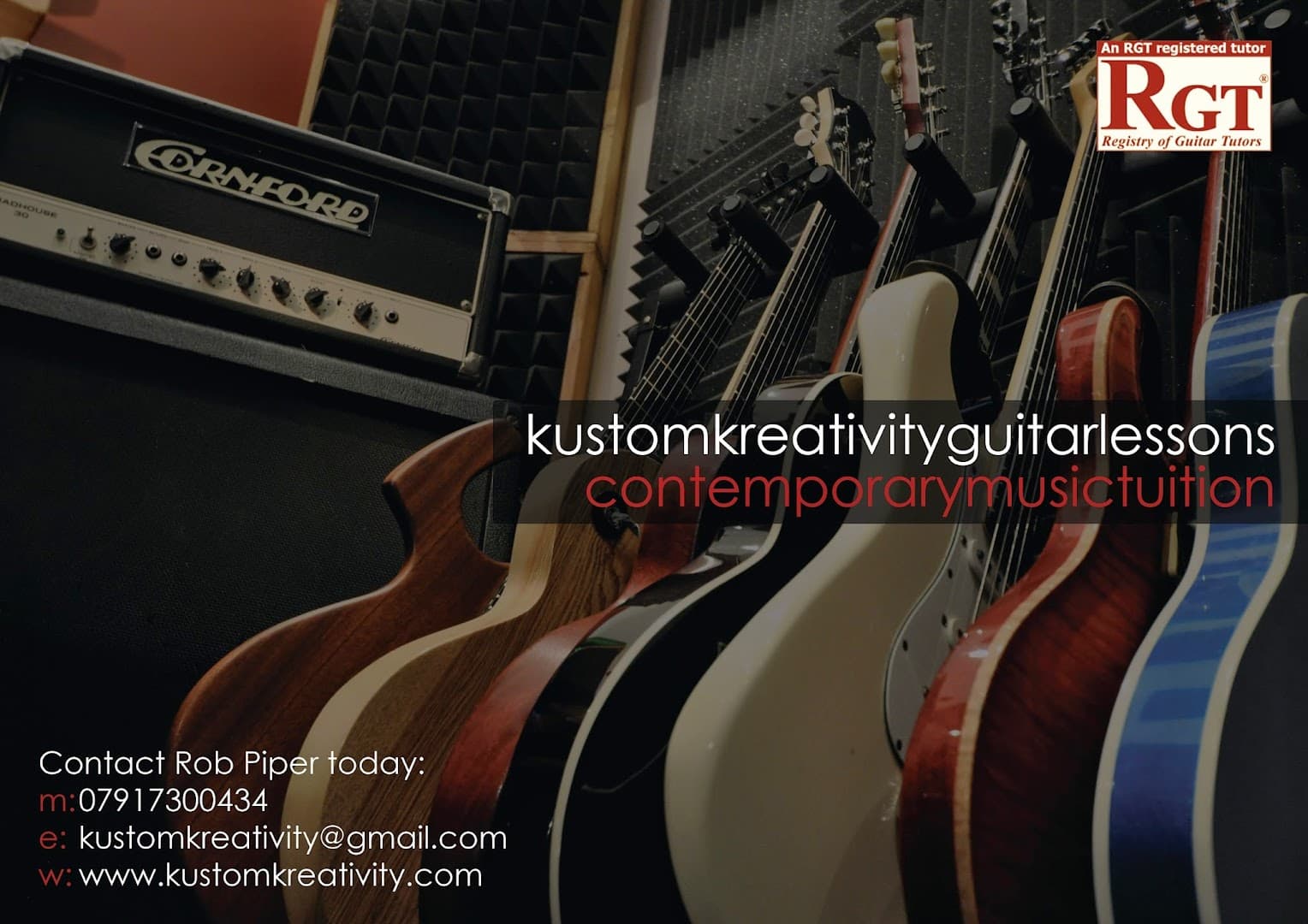 Rob Piper Guitar + Saxophone Teacher - Private Music Tuition